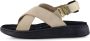 Woden Stijlvolle Luna Suede Sandaal Beige Dames - Thumbnail 1