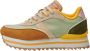 Woden Plateau Sneaker met Visleer Details Green Dames - Thumbnail 3