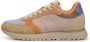 Woden Innovatieve Color-Blocked Sneakers met visleren details Beige Dames - Thumbnail 8