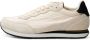 Woden Retro Runner Sneaker Textiel Beige Heren - Thumbnail 1