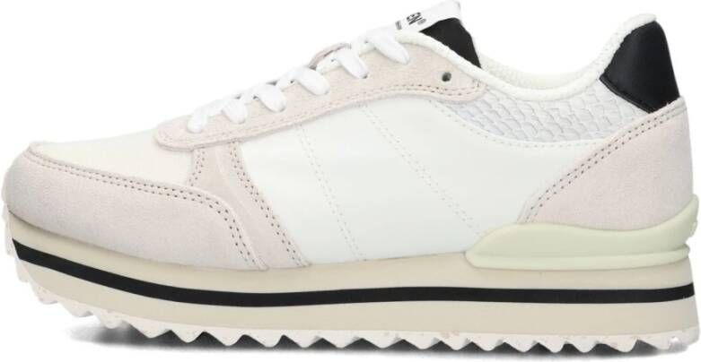 Woden Witte Plateau Dames Sneakers White Dames