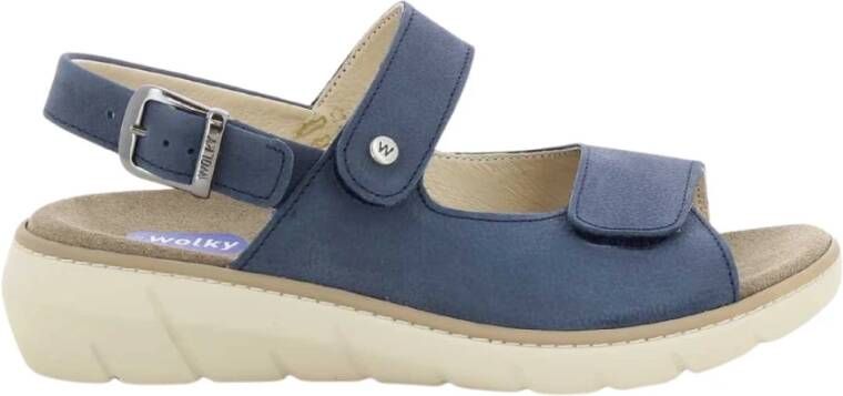 Wolky Blauwe Corfu Damesschoenen Blue Dames