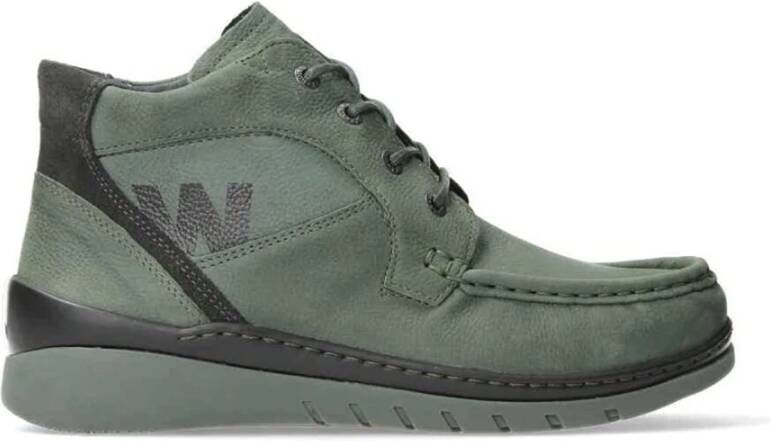 Wolky Groene Stijlvolle Schoenen Green Dames