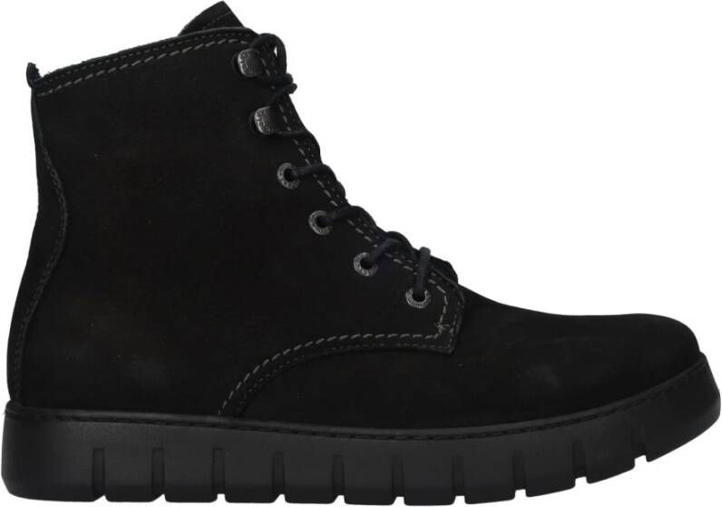 Wolky New Wave veterboot Zwart Dames