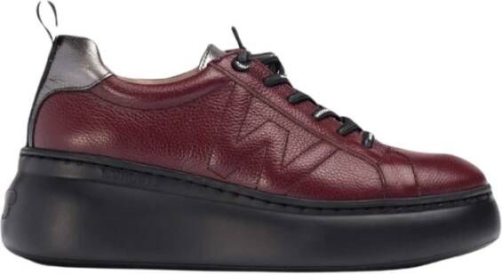 Wonders Burgundy Dorita Sneaker Red Dames