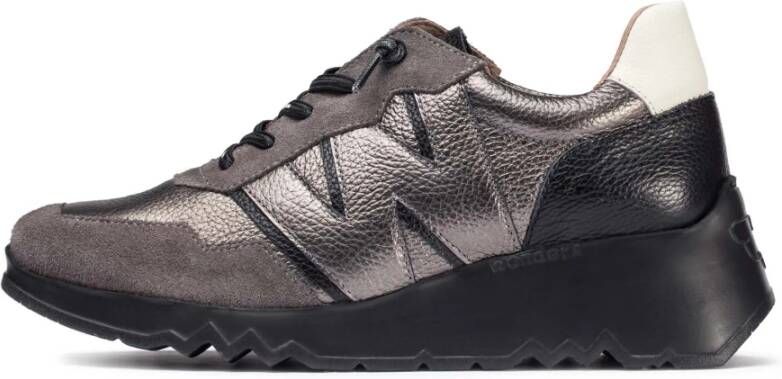 Wonders Deportivas Track Plomo Color: Gris Gray Dames