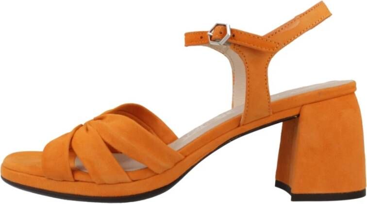 Wonders Elegant High Heel Sandals Orange Dames