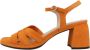 Wonders Elegant High Heel Sandals Orange Dames - Thumbnail 2