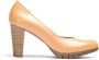 Wonders Elegante Bruine Leren Pump Brown Dames - Thumbnail 2