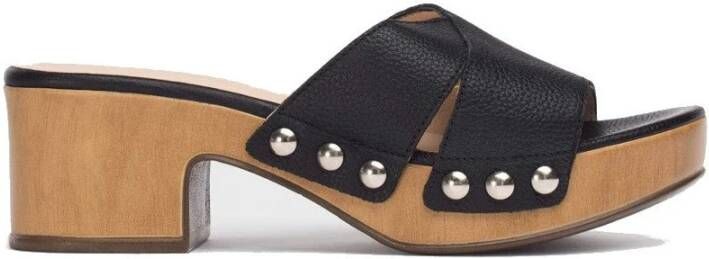 Wonders Flat Sandals Zwart Dames