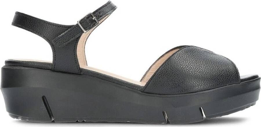 Wonders Flat Sandals Zwart Dames