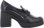 Wonders Klassieke Dames Loafer Hakken in Zwart Black Dames - Thumbnail 1