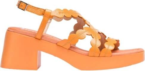 Wonders Oranje Lage Sandalen Comfort Elegantie Orange Dames