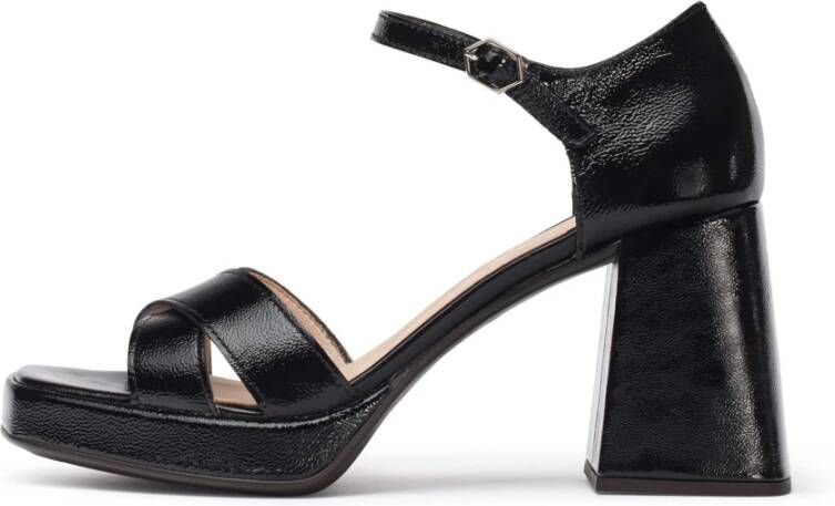 Wonders Sandalias Julia Charol Color: Negro Black Dames