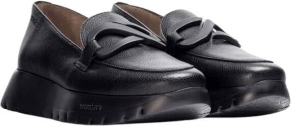 Wonders Stijlvolle Loafer met Comfortabele Fly-Zool Black Dames