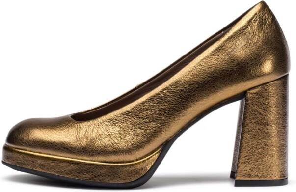 Wonders Tacones Captain Oro Color: Metalizados Yellow Dames