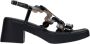 Wonders Zwarte Sandalen Elegant Dagelijks Schoeisel Black Dames - Thumbnail 1