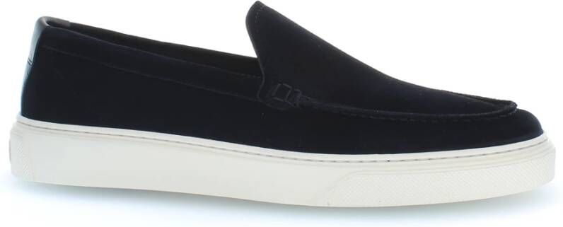 Woolrich Blauwe Sneakers Slip-On Loafers Mannen Blue Heren