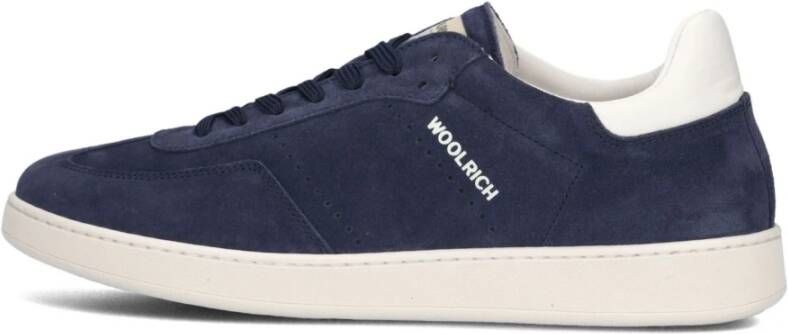 WOOLRICH Lage Sneakers Heren Swing Court Manh Maat: 42 Materiaal: Suède Kleur: Donkerblauw