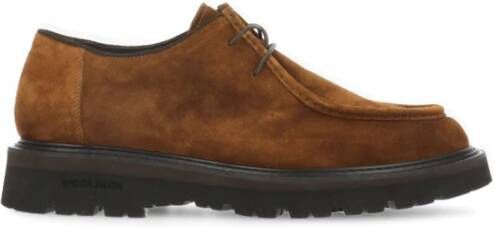 Woolrich Bruine Suède Veterschoenen Brown Heren