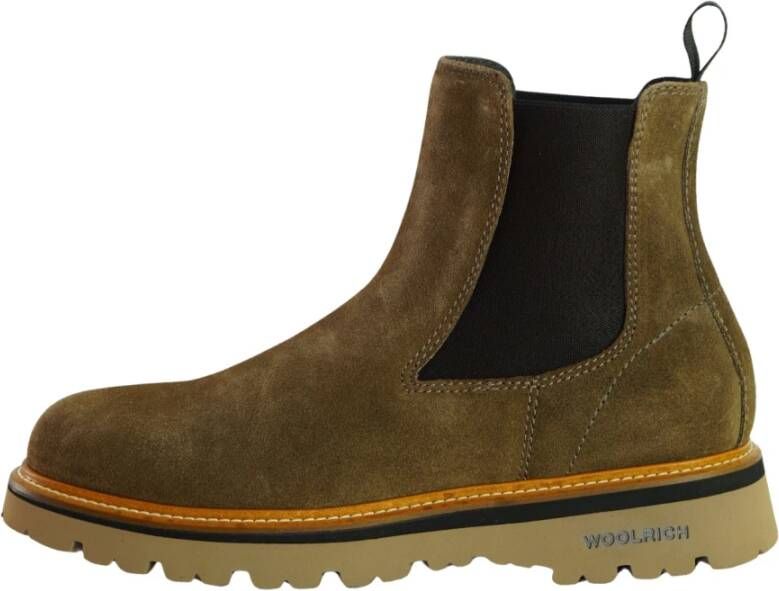 Woolrich Chelsea Suède Enkellaarzen Brown Heren