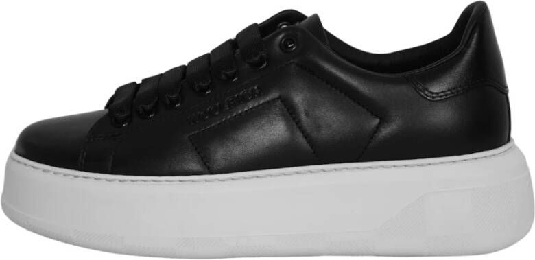 Woolrich Chunky Court Nappa Sneaker Black Dames