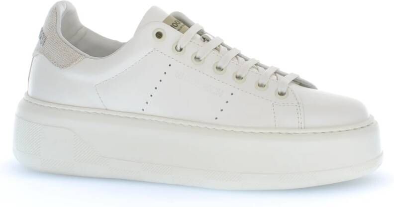 Woolrich Chunky Court Sneakers Wit White Dames