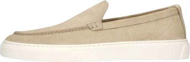 Woolrich Heren Loafers Boot Slip On Beige Heren