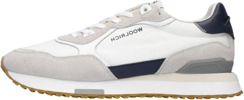 Woolrich Heren Retro Sneaker Beige Suède Multicolor Heren