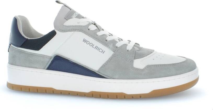 Woolrich Klassieke Basket Sneakers Gray Heren