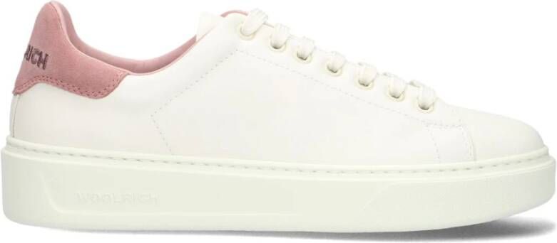 Woolrich Classic Court Dames Sneakers Leer Dames Wit