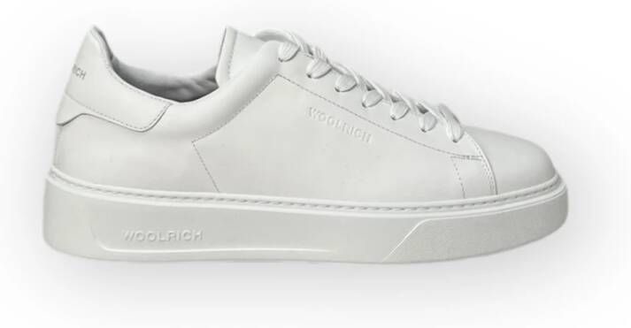 Woolrich Klassieke Court Sneakers White Heren