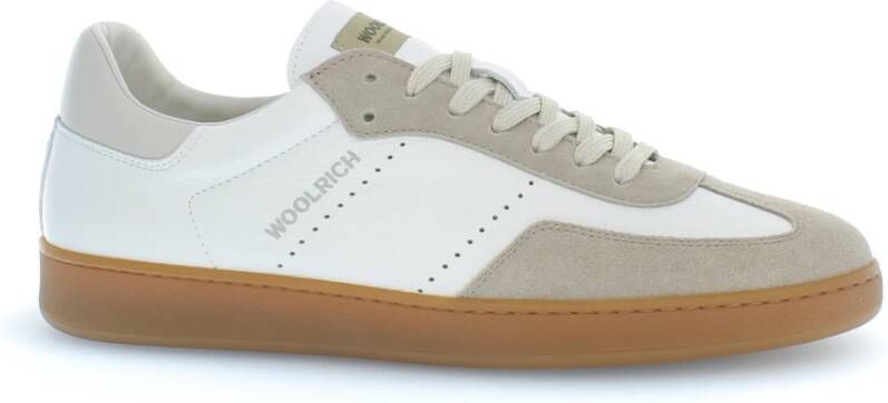 WOOLRICH Lage Sneakers Heren Swing Court Man Maat: 46 Materiaal: Suède Kleur: Beige