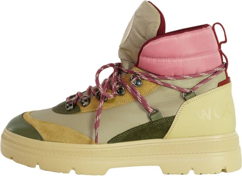 Woolrich Retro Wandelschoenen Enkellaarzen Multicolor Dames