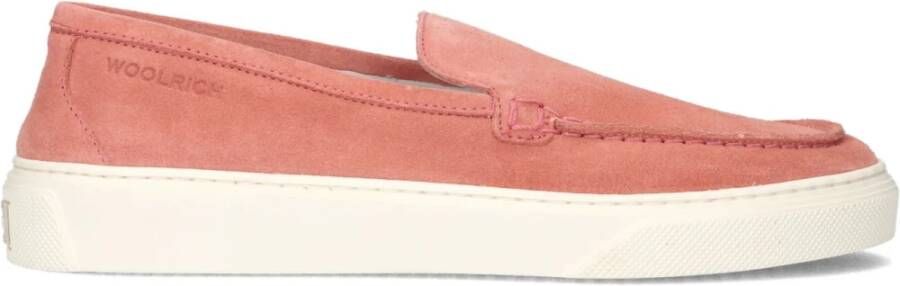 WOOLRICH Loafers Dames Slip On Loafer Maat: 37 Materiaal: Suède Kleur: Roze