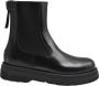 Woolrich Zwarte Chelsea Zip City Leren Laarzen Black Dames - Thumbnail 1