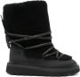 Woolrich Zwarte Shearling Mid-Calf Laarzen Black Dames - Thumbnail 1