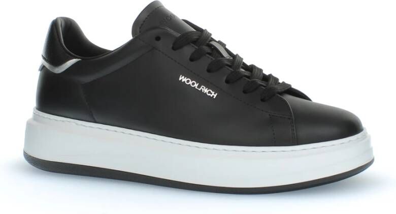 Woolrich Zwarte Sneakers voor Mannen Black Dames