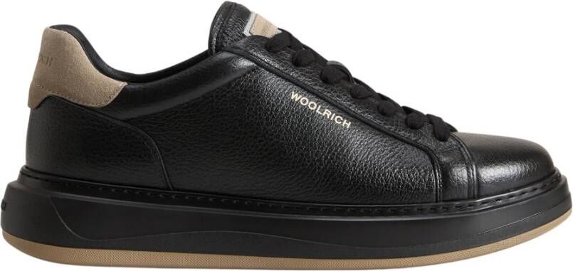 Woolrich Zwarte Sneakers voor Mannen Black Heren