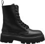 Woolrich Zwarte Veterschoenen Platte Schoenen Elegante Stijl Black Dames - Thumbnail 1