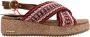 Wrangler Moonlight Rode Sandalen Brown Dames - Thumbnail 1