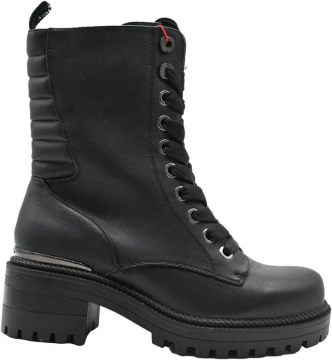 Wrangler Moto Hi Zwarte Laarzen Black Dames