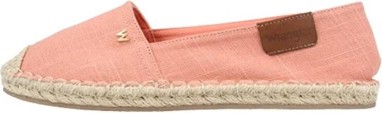 Wrangler Stijlvolle Espadrilles voor Zomerse Sfeer Pink Dames