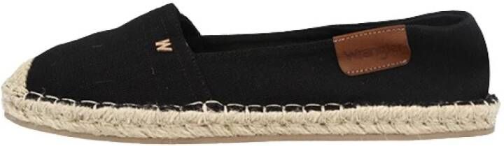 Wrangler Zomer Espadrilles voor Vrouwen Black Dames