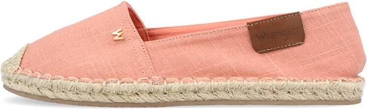 Wrangler Stijlvolle Espadrilles voor Zomerse Sfeer Pink Dames