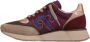 Wushu Ruyi Multicolor Stof Leren Sneakers Ronde Neus Multicolor Dames - Thumbnail 7