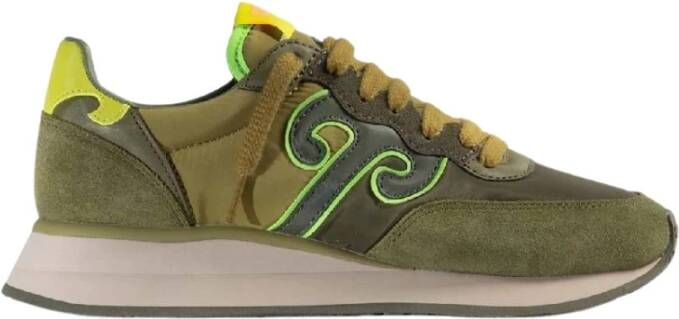 Wushu Ruyi Master 413 Sporty Sneakers Green Heren