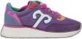 Wushu Ruyi Stijlvolle leren sneakers met 4 cm hak Purple Dames - Thumbnail 5