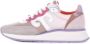 Wushu Ruyi Suède Logo Sneakers Rubberen Zool Multicolor Dames - Thumbnail 6