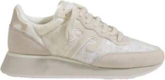 Wushu Ruyi Wol Suède Sneaker Dames Collectie Beige Dames